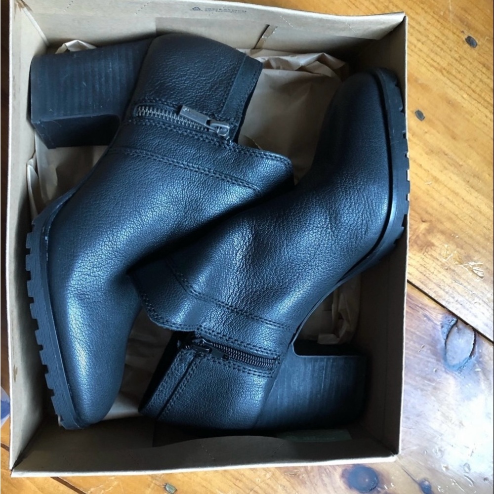 Lucky Brand Black Ankle Booties